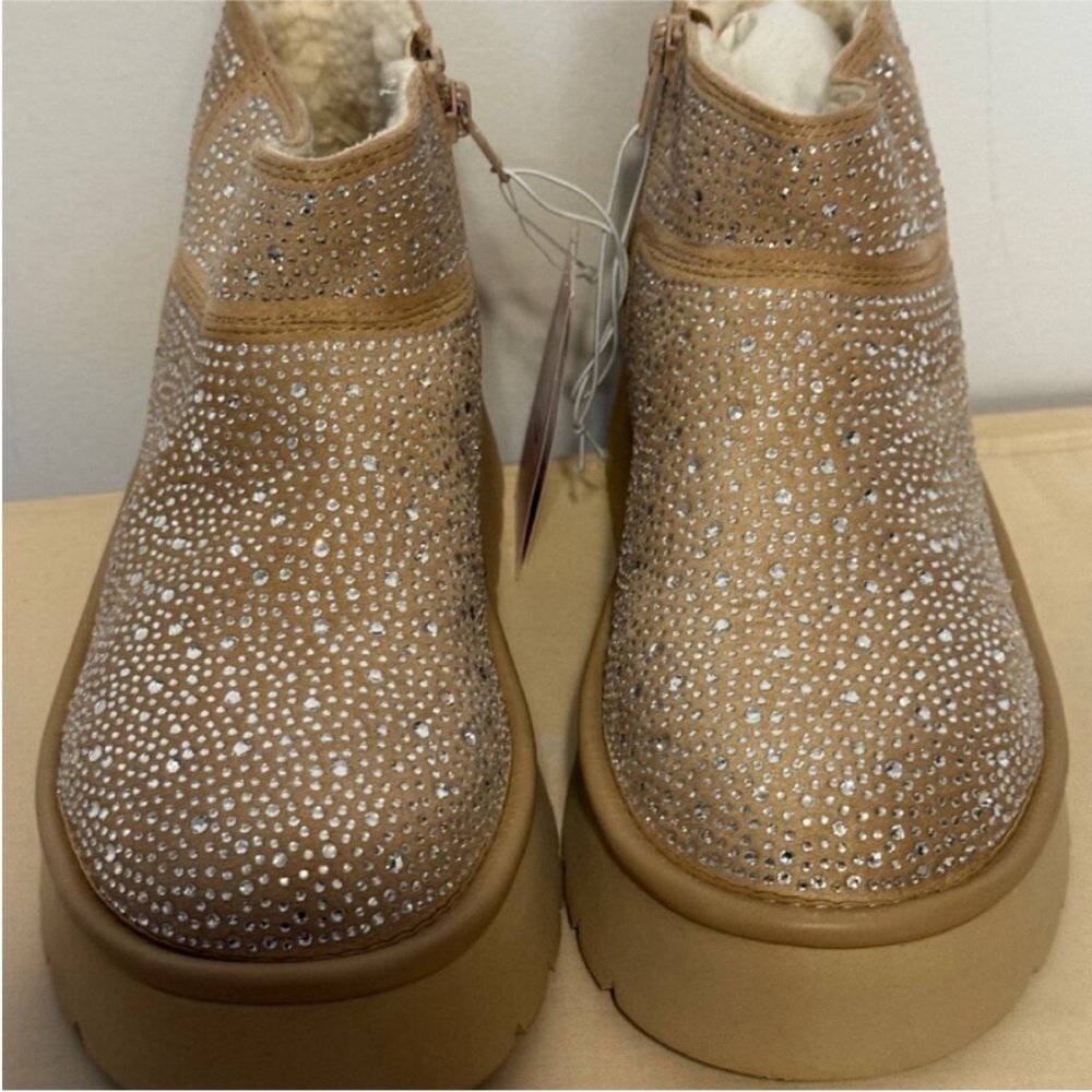 Rhinestone Winter Boots